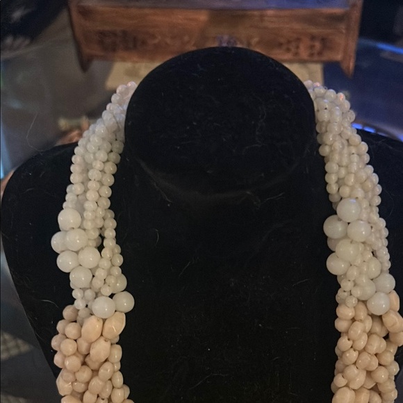 Elegant Multi-Strand Beaded Necklace - Picture 3 of 5